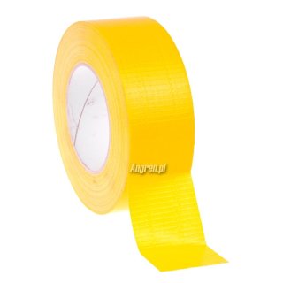 Mocna taśma techniczna 50mm/50m żółta ( Duct Tape )