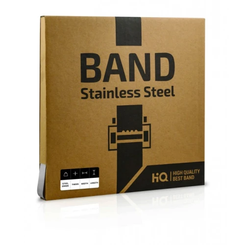 Taśma typu Band AISI 201 nierdzewna 19mm / 25m Karton